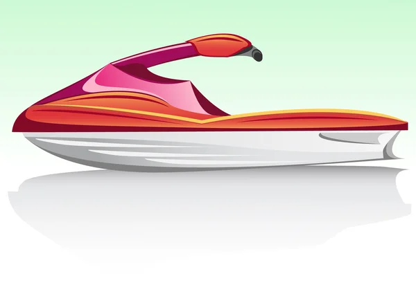 Aquabike jet ski — Archivo Imágenes Vectoriales