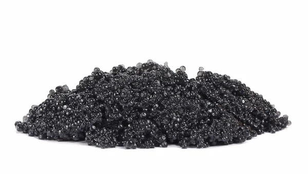 Caviar noir est dans un petit panier de panique — Photo