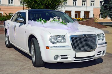 Wedding car clipart