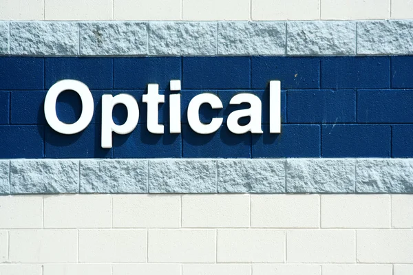 Znak optyczny — Zdjęcie stockowe