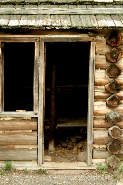 Revolutionary War troop cabins — Stock Photo, Image