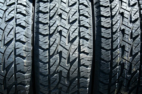 Car tires background — Stock Photo, Image