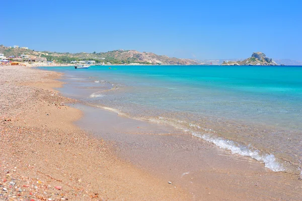 Пляж в Греції — стокове фото