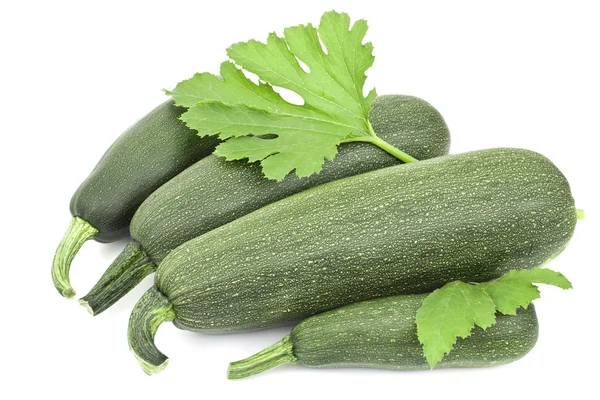 Quattro grandi zucchine — Foto Stock