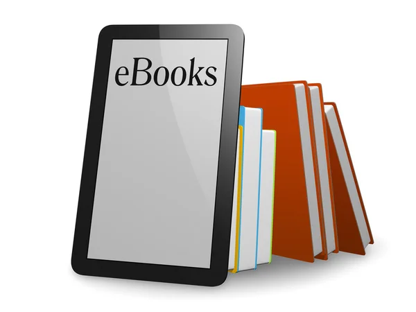 Książki elektroniczne — Zdjęcie stockowe
