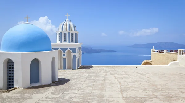 Santorini-Kirche — Stockfoto