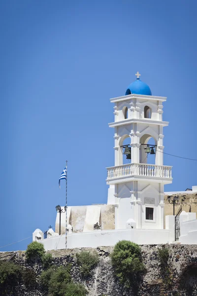 Kostel Santorini — Stock fotografie