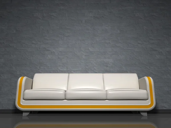 Sofa white — 스톡 사진
