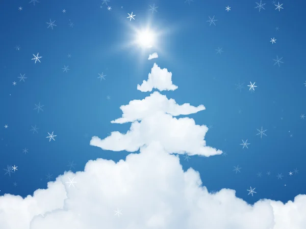 Christmas cloud — Stock Photo, Image