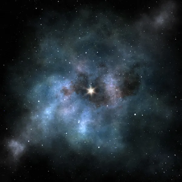 Nebulosa estrelas — Fotografia de Stock