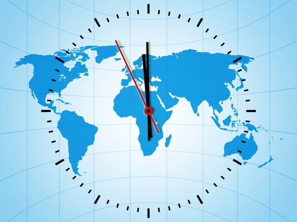 Horloge mondiale — Photo