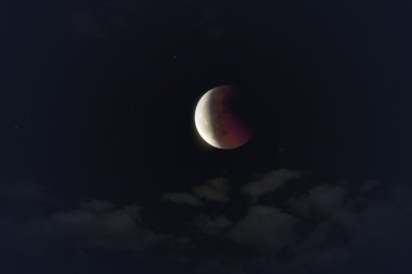 Lunar eclipse 2011 clipart