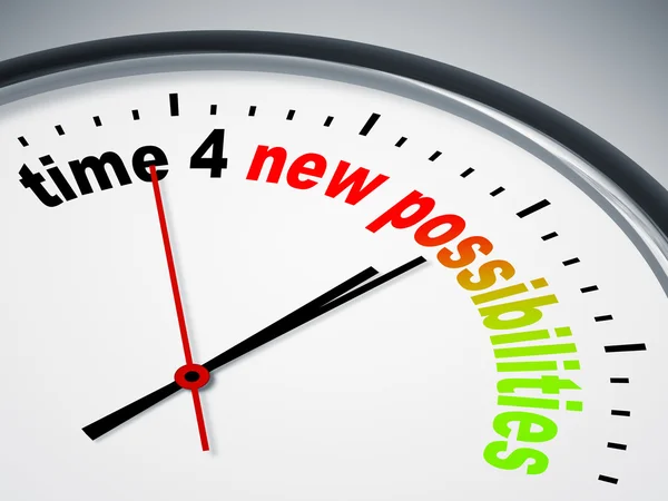 Time 4 new possibilities — Stock Photo, Image