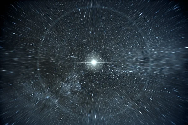 Curvatura temporale delle stelle — Foto Stock
