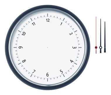 Clock construction set clipart