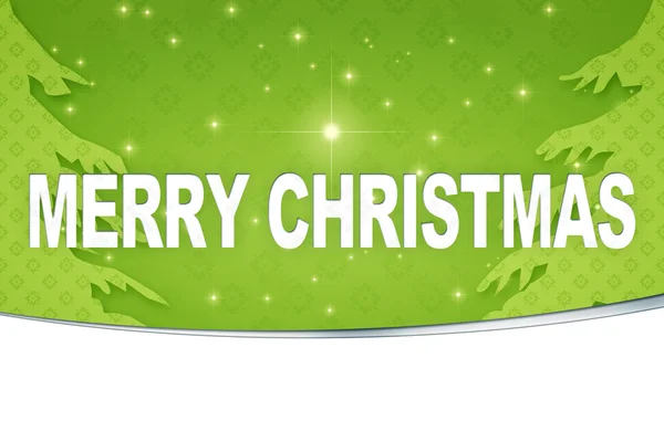 Green christmas card — Stock Photo, Image