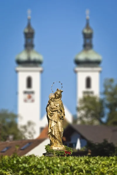 Maria Statue Tutzing — Stock Photo, Image