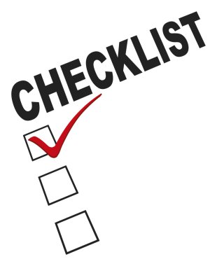 Checklist clipart