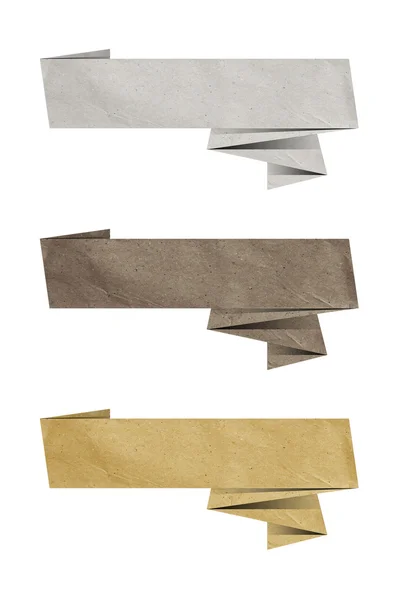 stock image Paper tag origami