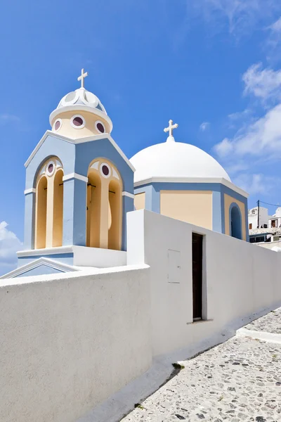 Santorini kyrka — Stockfoto