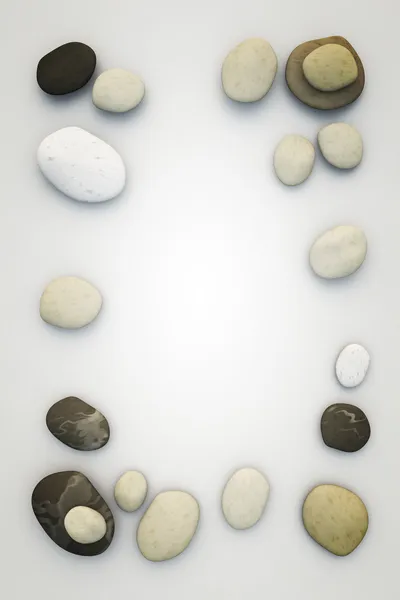 Moldura de pedras — Fotografia de Stock