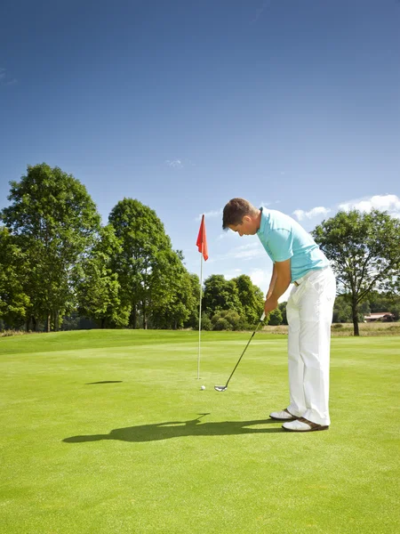 Golf-spelare — Stockfoto