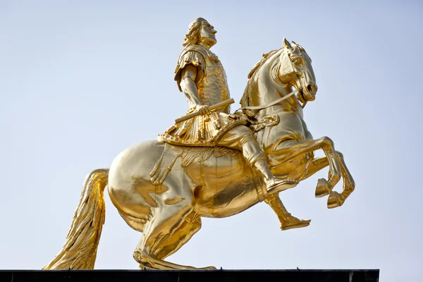 Goldener Reiter — Stockfoto