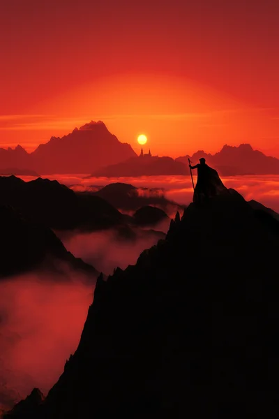Magischer Sonnenuntergang — Stockfoto