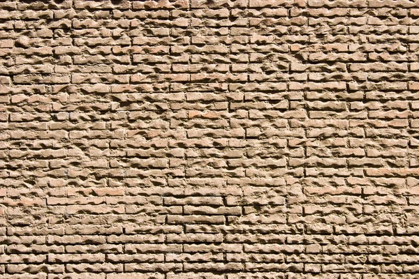 Bej tuğla duvar — Stok fotoğraf
