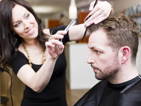 Situação salão de cabeleireiro — Fotografia de Stock