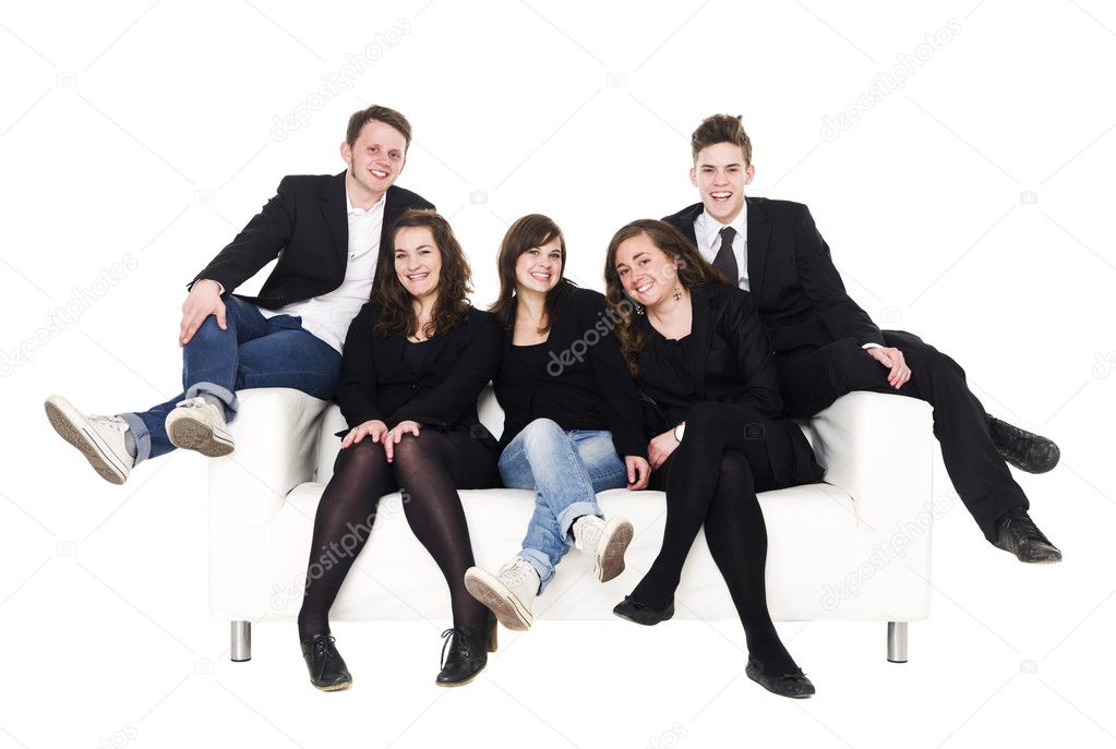 Group of in a sofa