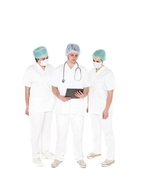 Γιατρός και οι νοσοκόμες — Φωτογραφία Αρχείου