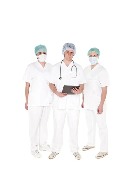 Γιατρός και οι νοσοκόμες — Φωτογραφία Αρχείου