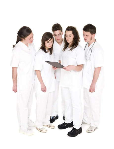 Médico y enfermeras — Foto de Stock