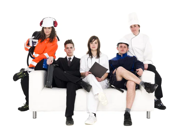 Group of with different occupation — Stock Photo, Image