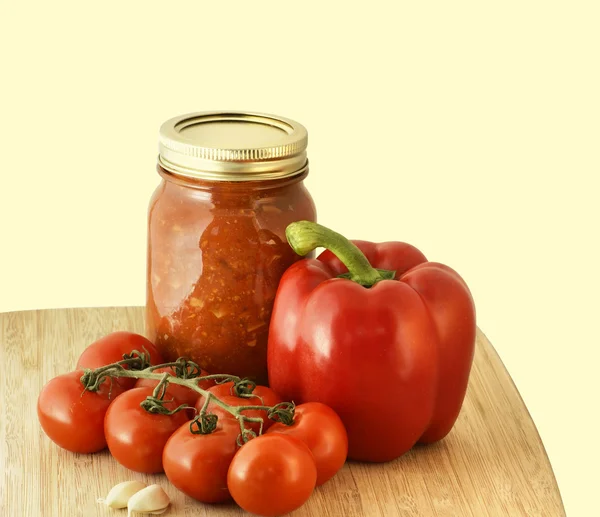 stock image Spaghetti sauce ingredients