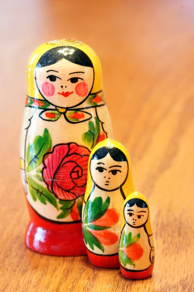 Russian dolls — Stock Photo, Image