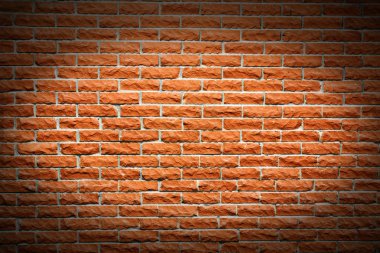 Terra cotta brick wall background clipart