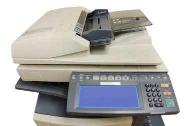 Phtocopier front view clipart