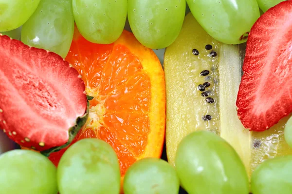 신선한 과일 믹스 배경 — 스톡 사진