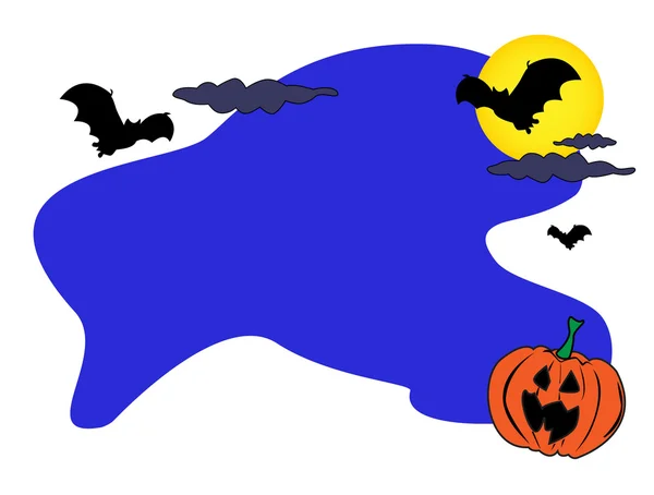 Cartão de Halloween abckground — Fotografia de Stock