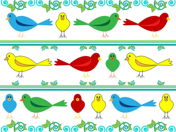 Bird wallpaper — Stock Vector