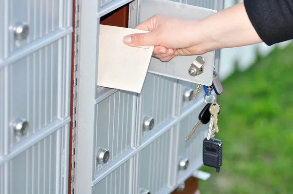 Получение почты — стоковое фото
