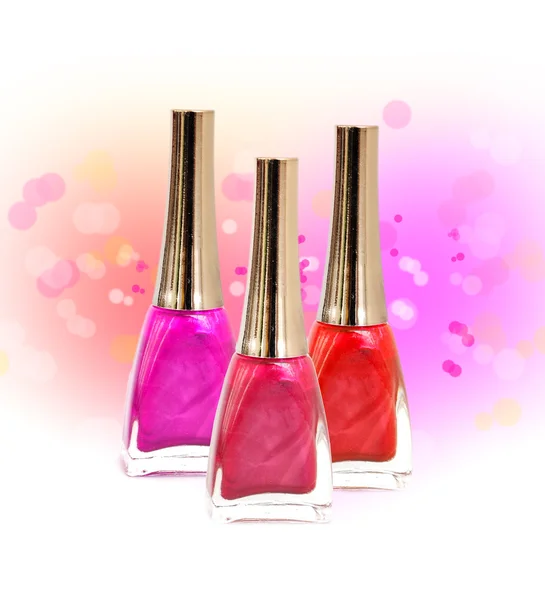 Set of nail polish — Stock Photo, Image