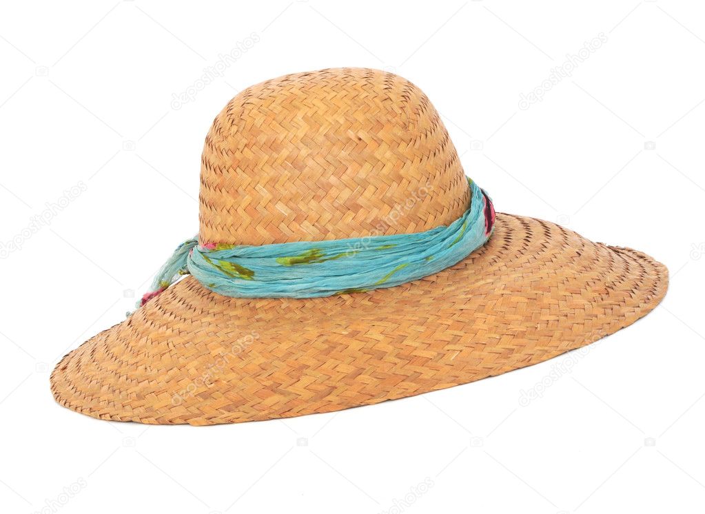 Wicker summer hat