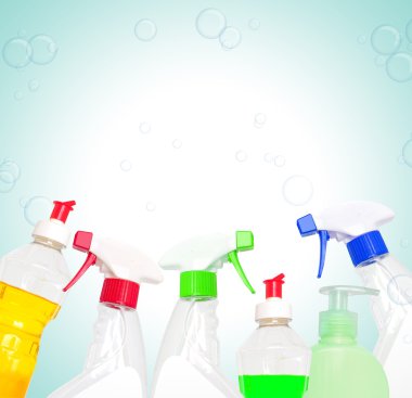 Cleaning products clipart