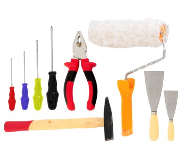 Different kinds of tools clipart