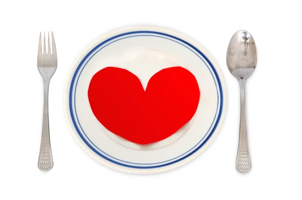 Romantisches Diner-Set — Stockfoto