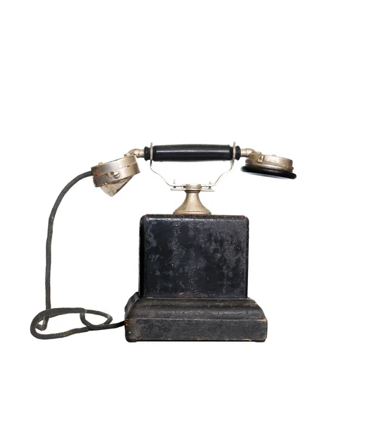 Oldtimer-Telefon, isoliert — Stockfoto