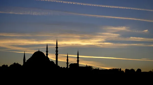Mosquée Suleymaniye Corne d'or — Photo